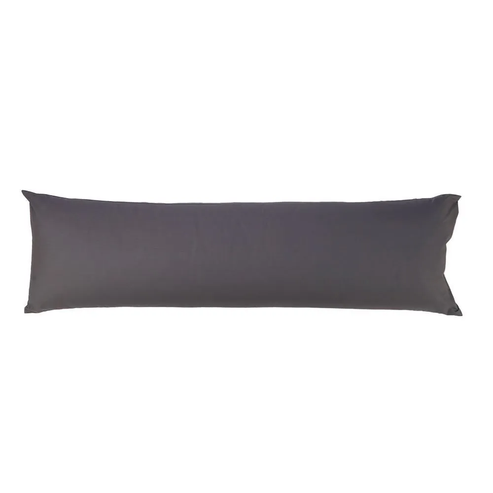 Fronha de Travesseiro Corporal 40Cm X 1,30M Buona Fortuna - Cinza Chumbo