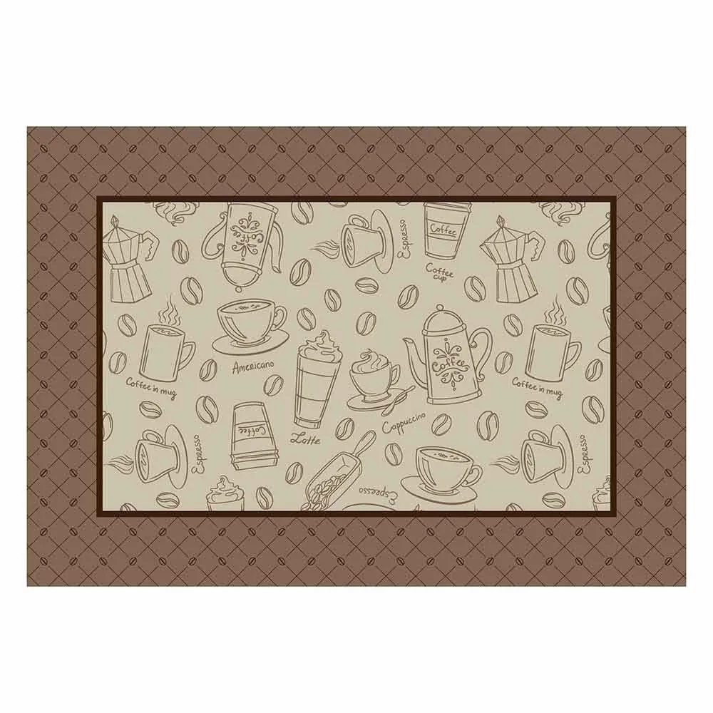 Fundo de Prato 45 X 31 cm Clean Athenas Döhler - Desenho Café