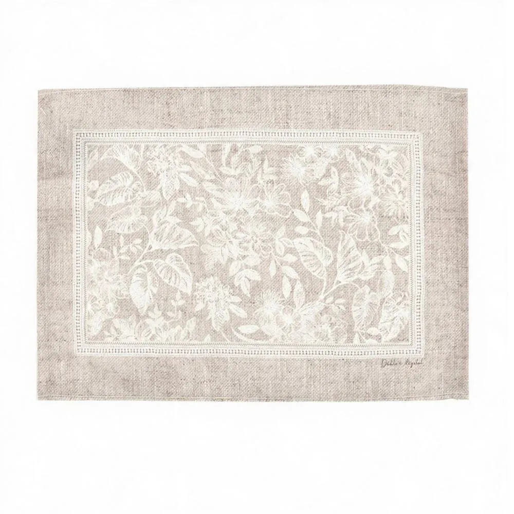 Fundo de Prato 45Cm X 31 cm Clean Renova Döhler - Alana Bege