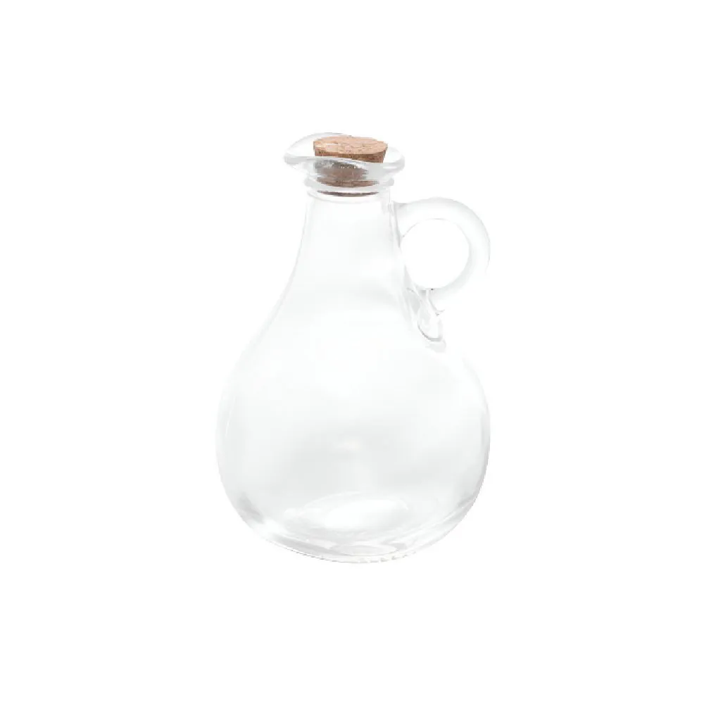 Galheteiro de Vidro com Tampa Rolha Lyor 320 ml - Transparente