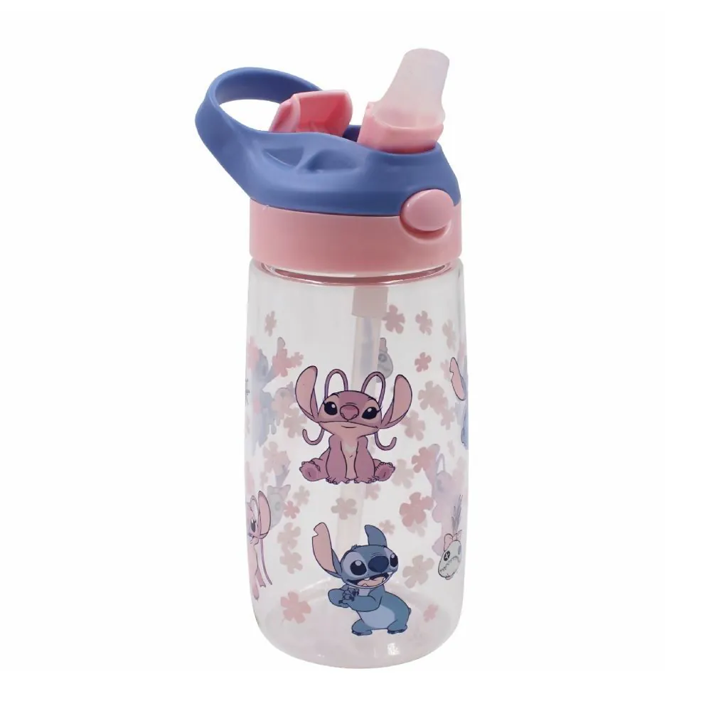 Garrafa de Água Disney Stitch e Angel - 500ml