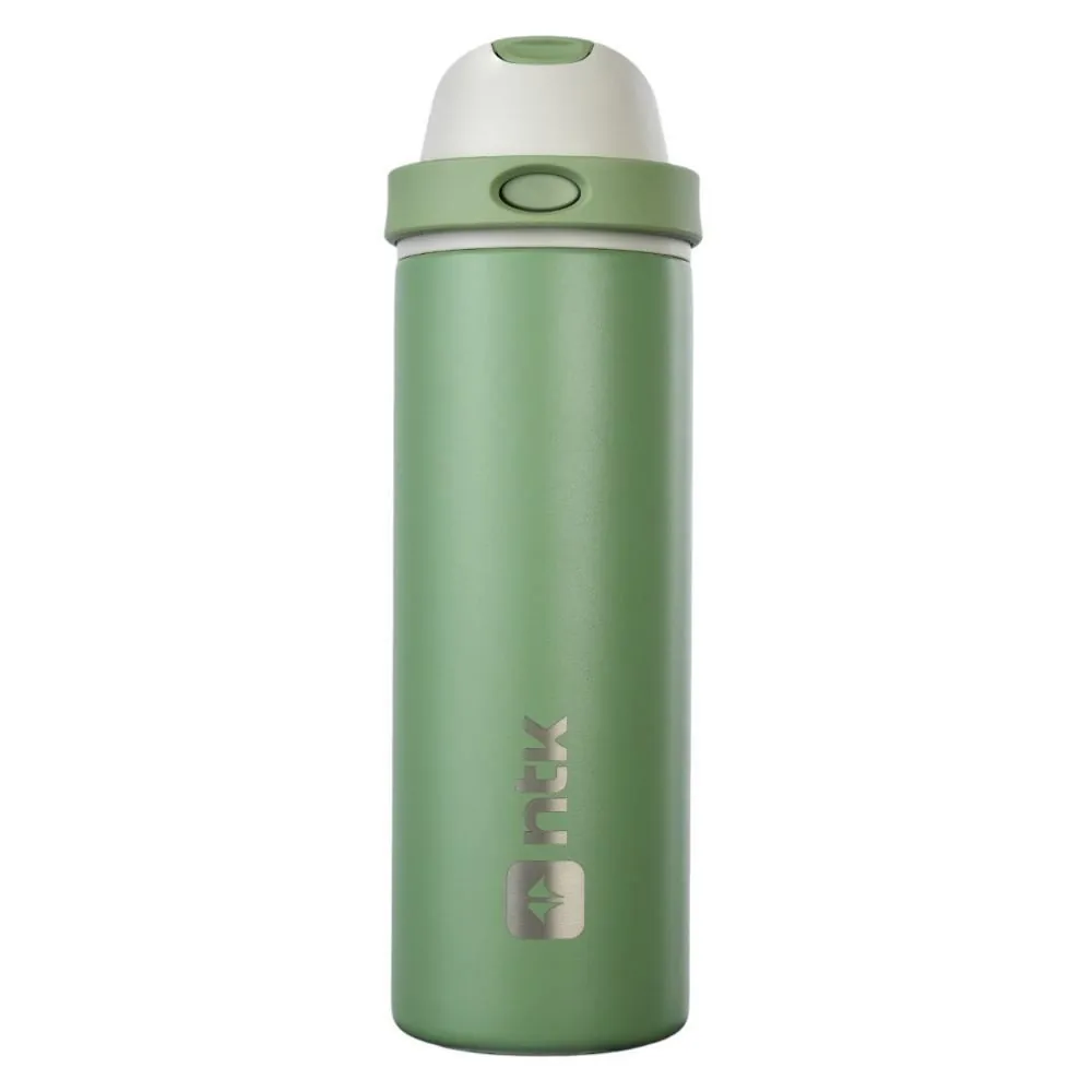 Garrafa Squeeze Térmica Isomax Straw 710Ml Nautika - Verde