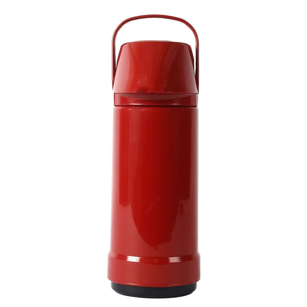 Garrafa Térmica Glt Pressão Lisa 1 Litro Invicta - Vermelho Intenso