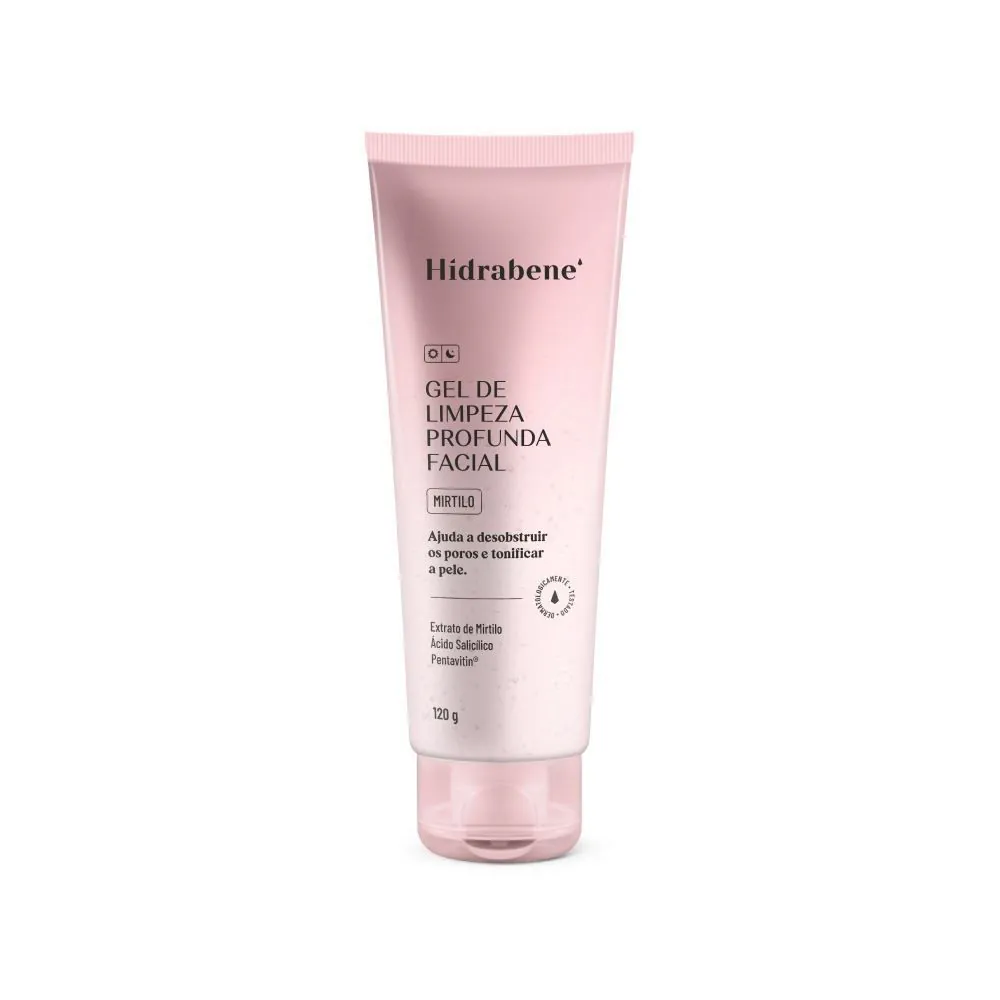 Gel de Limpeza Facial Mirtilo Hidrabene 120G - Mirtilo