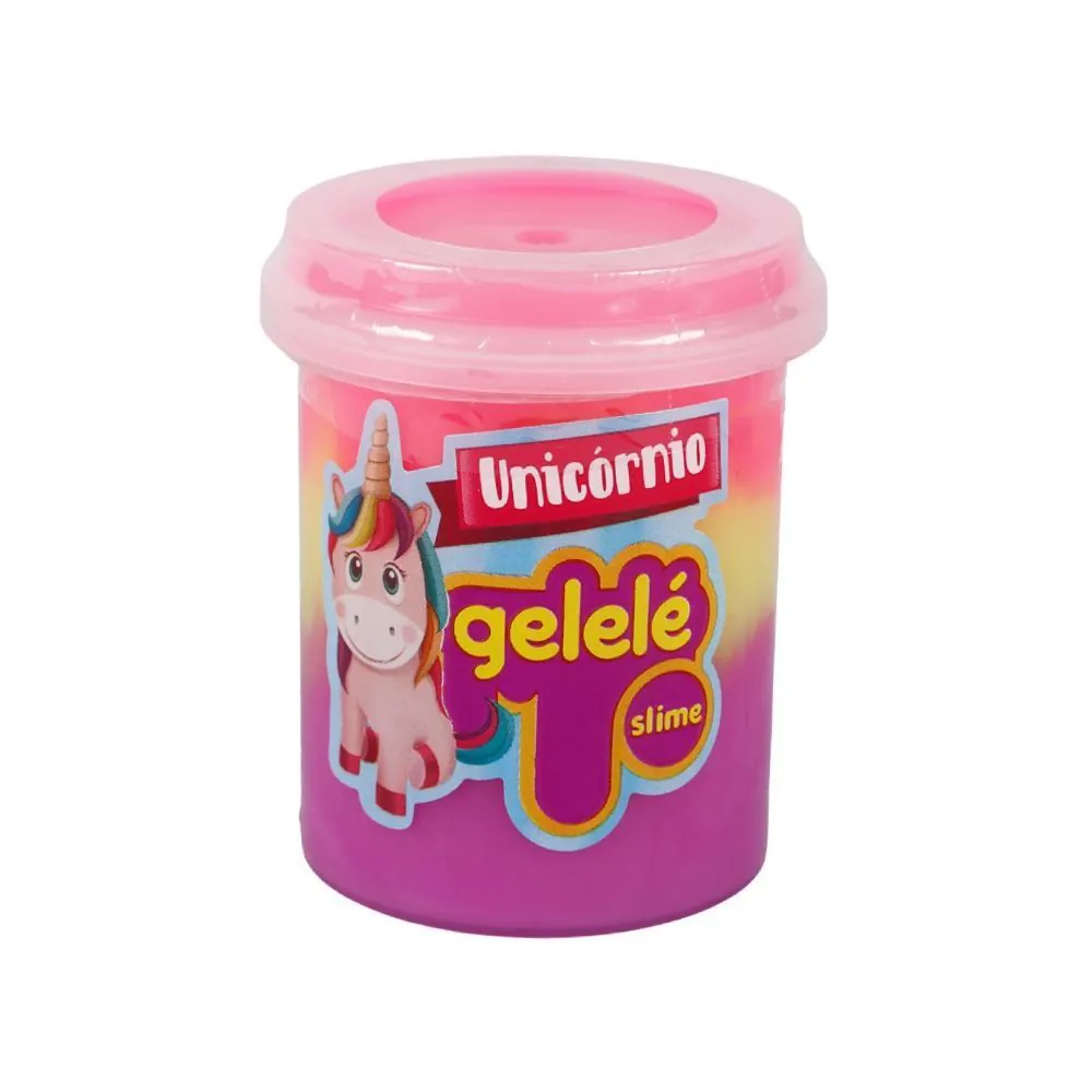 Gelelé Slime Unicónio 152G Doce Brinquedo - Sortido
