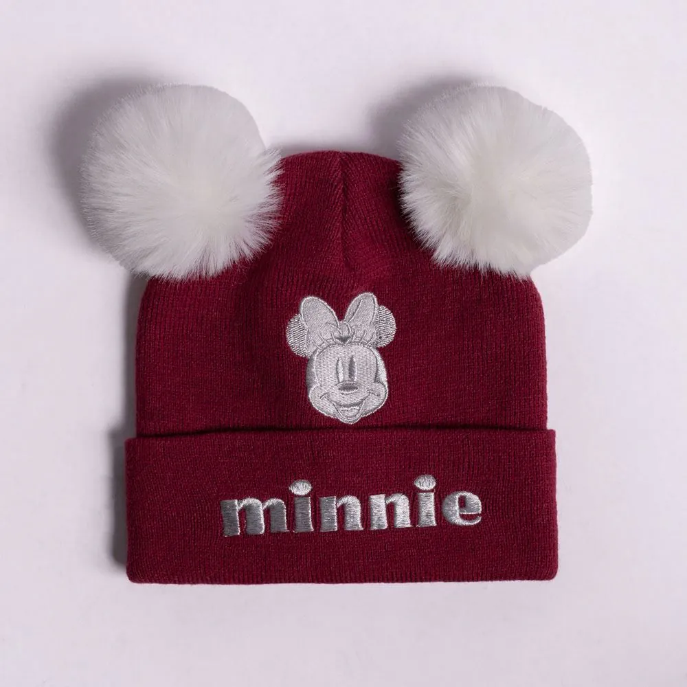 Gorro Infantil Menina Bordado em Tricot Disney - Minnie Mouse U