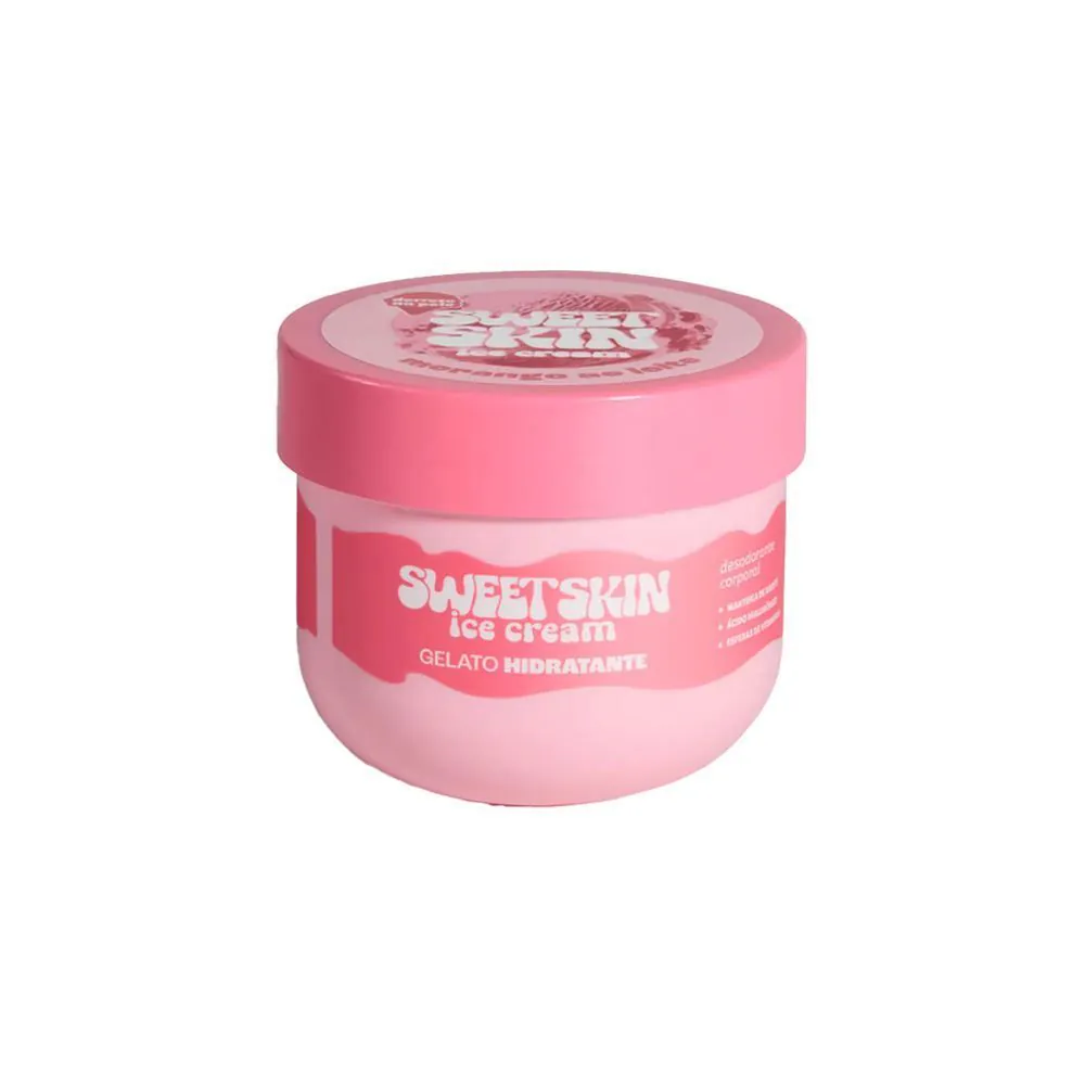 Hidratante Corporal Dailus Gelato Sweet Skin 200Ml - Morango ao Leite