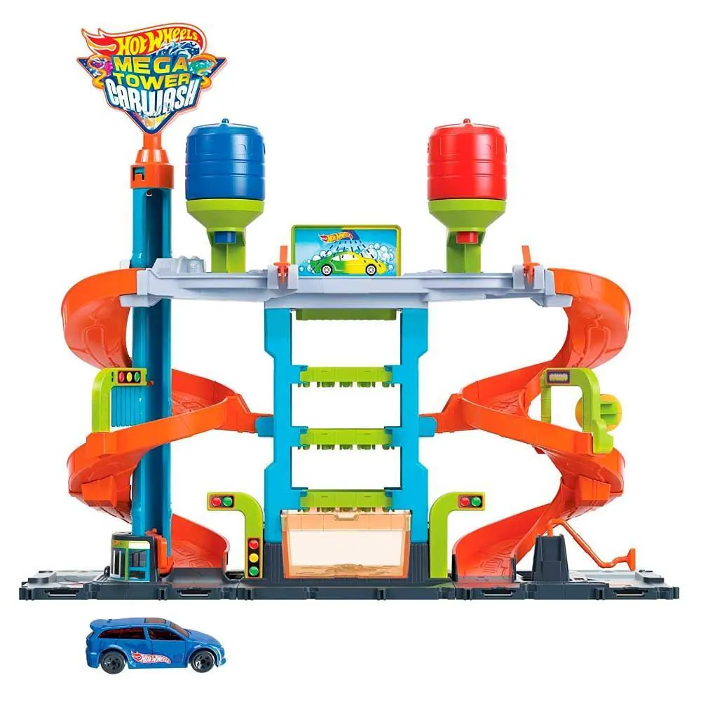 Pista Hot Wheels City Lava-Rápido Mega Tower Mattel - HDP05