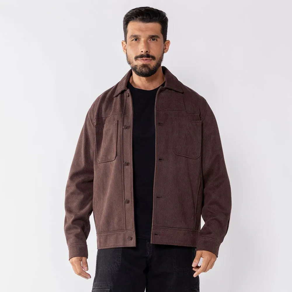 Jaqueta Masculina em Veludo Cotelê Thing Cafe