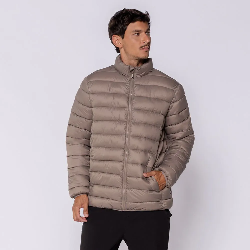 Jaqueta Puffer Masculina Aspen Marc Alain Castor