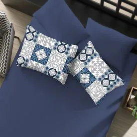 Jogo de Cama Casal Malha Paris 3 pçs - Madrid Verde Topaz