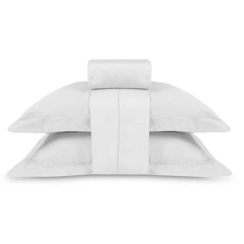 Jogo de Cama King 300 Fios Ponto Cheio Buona Fortuna - Branco