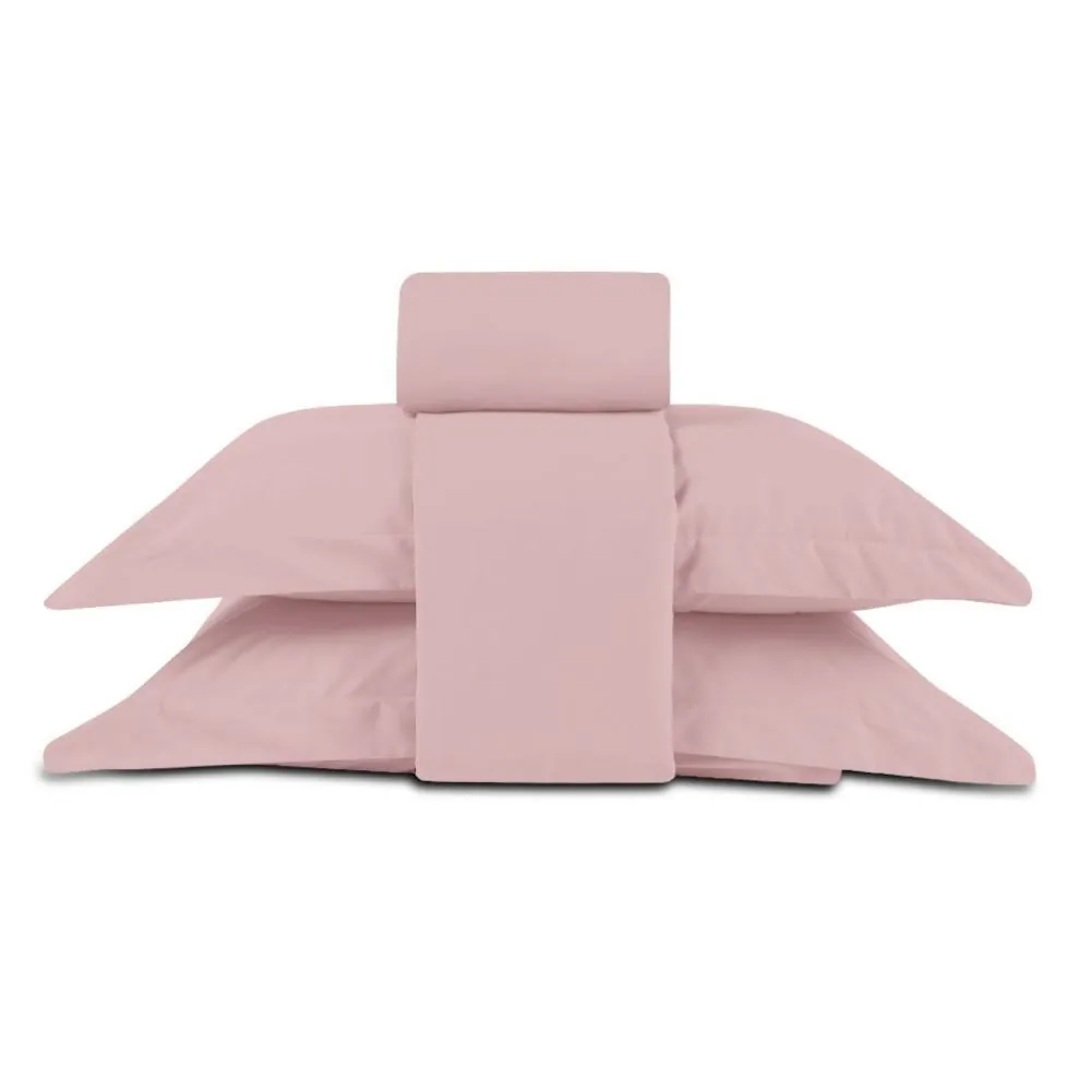 Jogo de Cama King 4 Peças Buona Fortuna - Rosa Velho