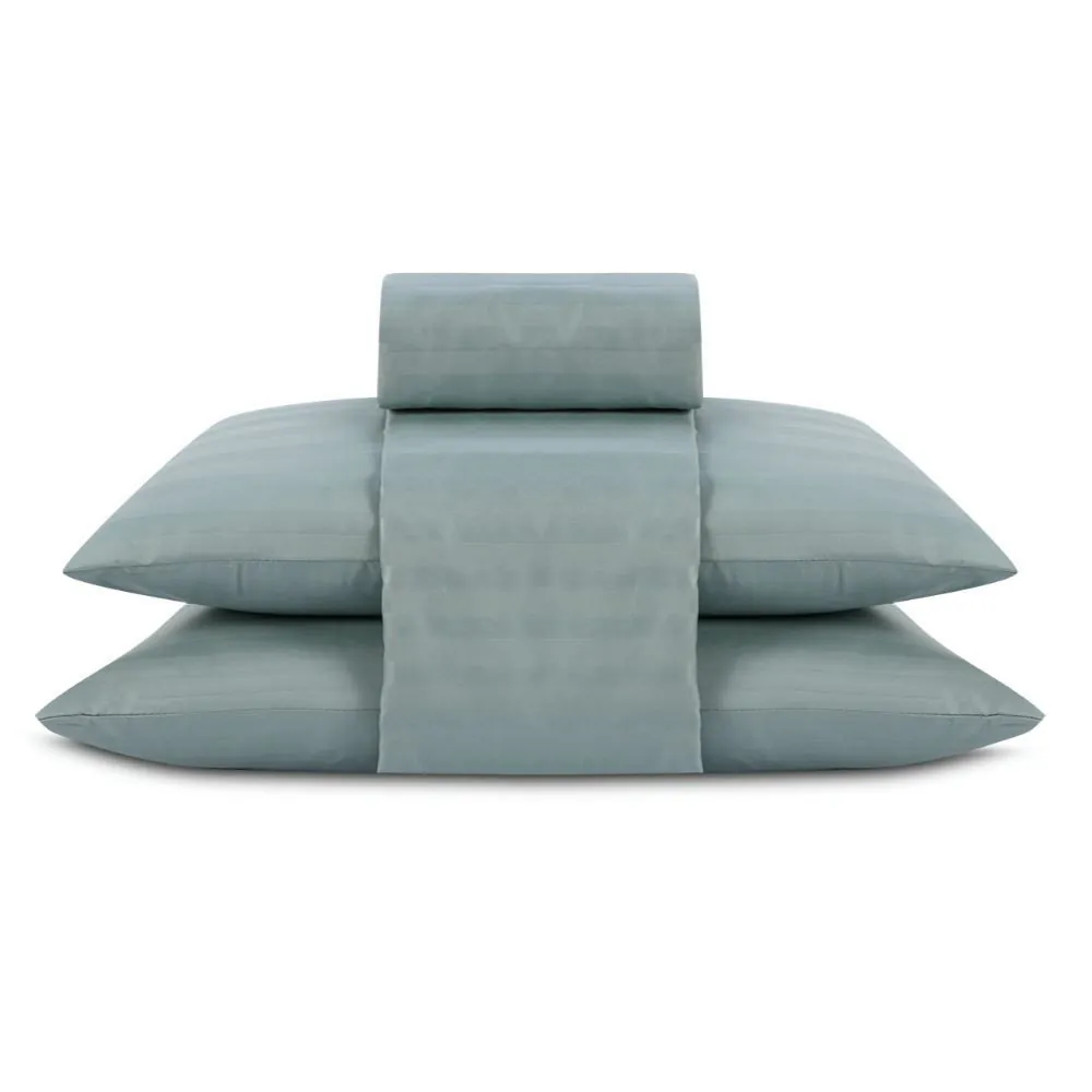 Jogo de Cama Queen 4 Peças Stripe Firenze - Verde