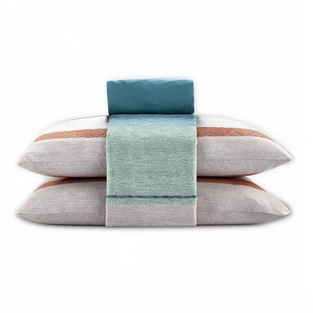 Jogo de Cama Queen Elegance 4 pçs - Paladio Listra Verde
