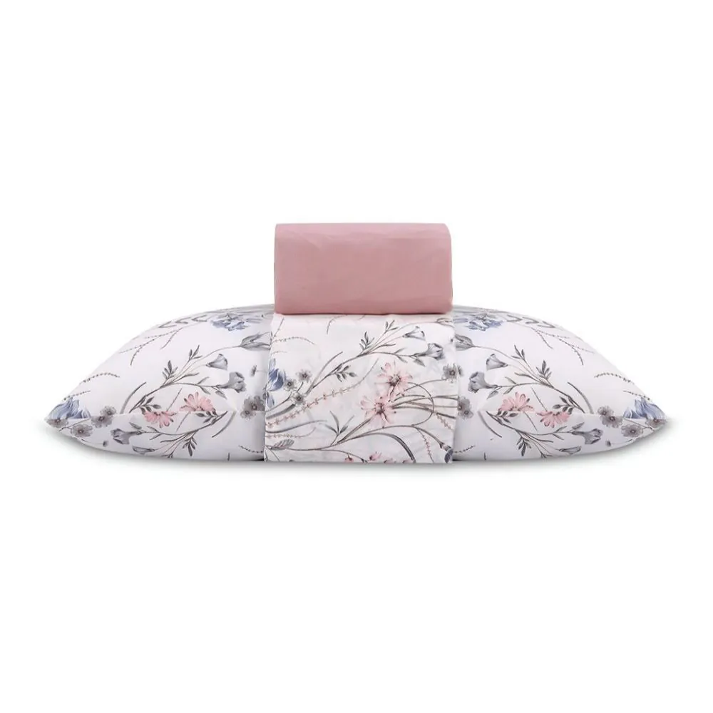 Jogo de Cama Solteiro Micropercal 3 pçs - Antique Boeme Marfim