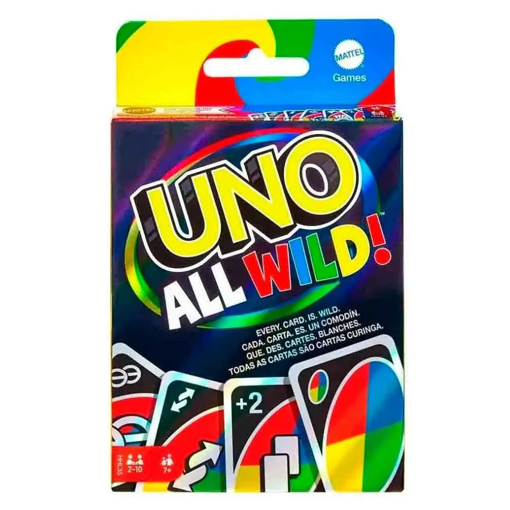 Jogo de Cartas Uno All Wild Mattel - HHL33