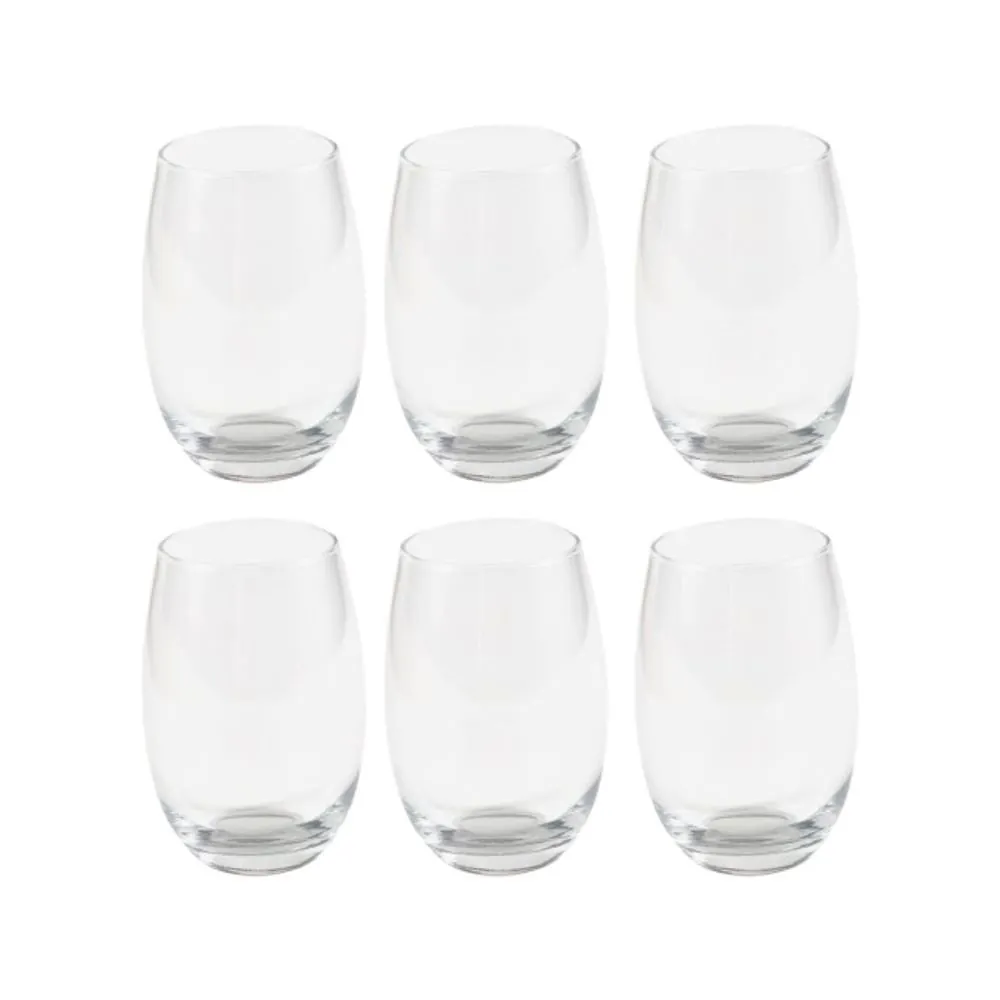 Jogo de Copos Nadir Aruba 465Ml 06 Peças - Vidro