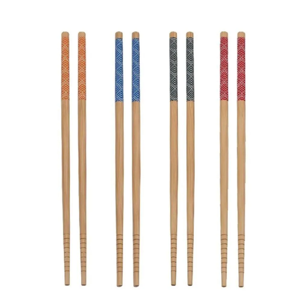 Jogo de Hashi em Bambu 4 Pares - Estampado
