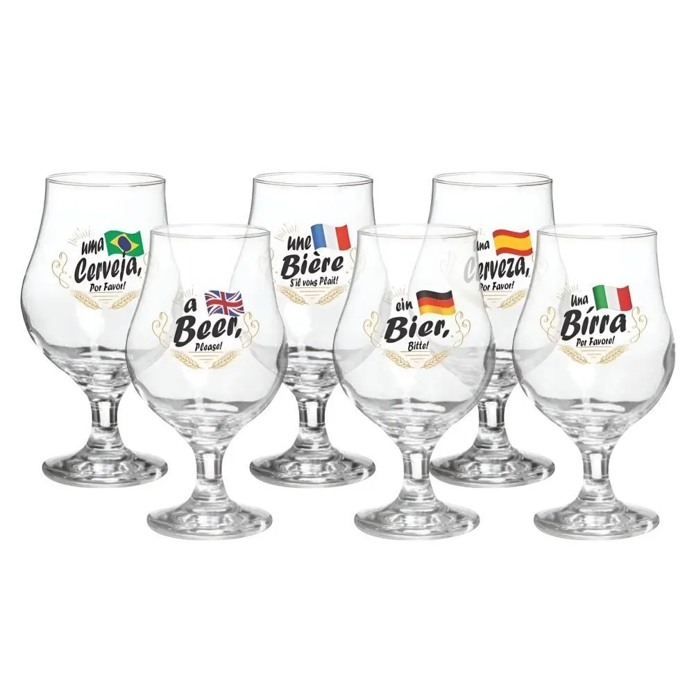 Jogo de Taças de Cerveja Dublin Decormartin 400Ml - Sortido