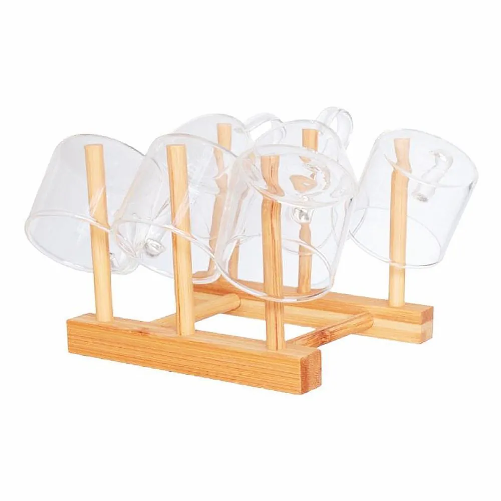 Jogo de Xícara 6 Peças com Suporte Hauskraft - 100ml