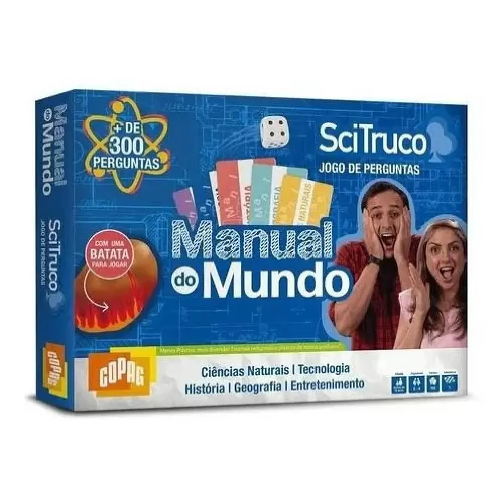 Jogo Manual do Mundo Scitruco Copag - 98447