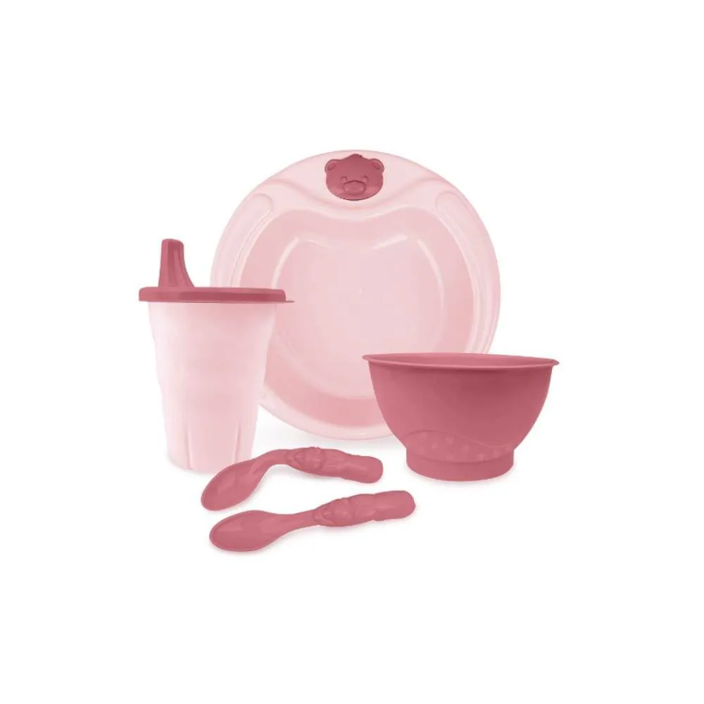 Kit Alimentação Infantil Adoleta Bebê Cajovil 5 Peças - Roset