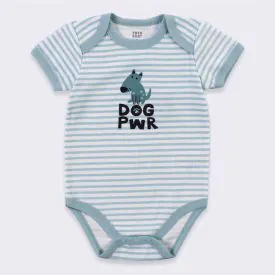Kit Body Bebê 3 Peças Yoyo Baby Cinza Coala