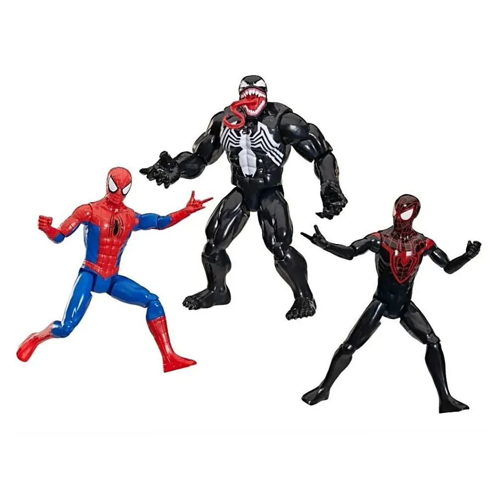 Kit Bonecos Homem-Aranha Venom e Miles Morales Hasbro