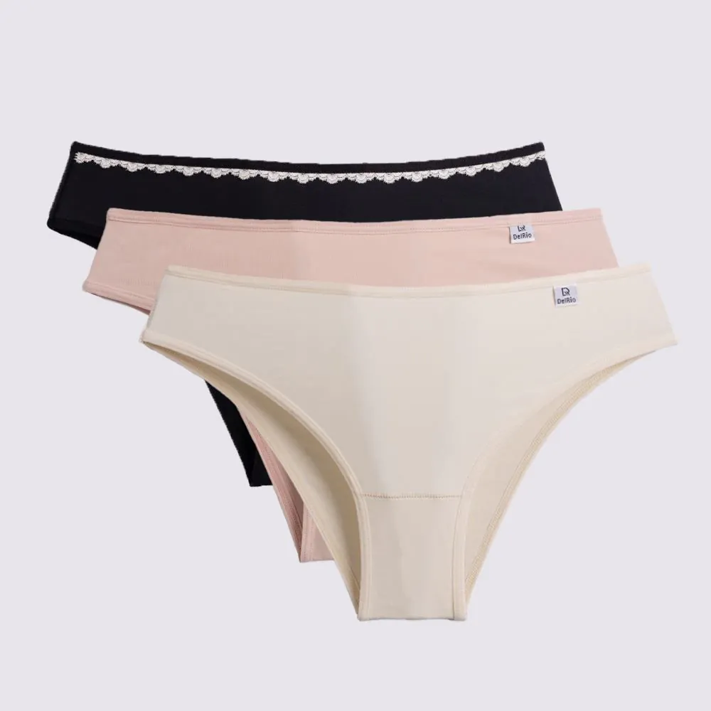 Kit Calcinha Tanga com 3 Unidades DelRio Kr1