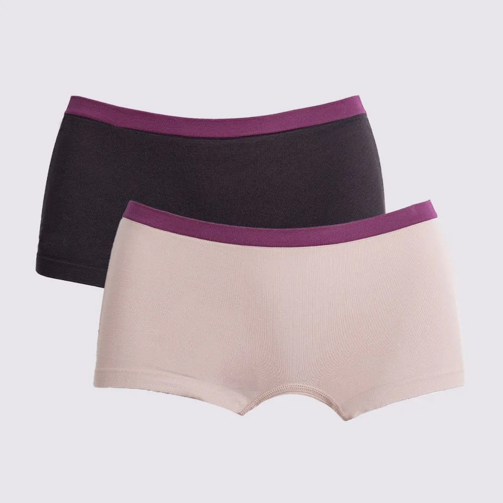 Kit Calcinhas Boxer com 2 Unidade Seamless DelRio D2