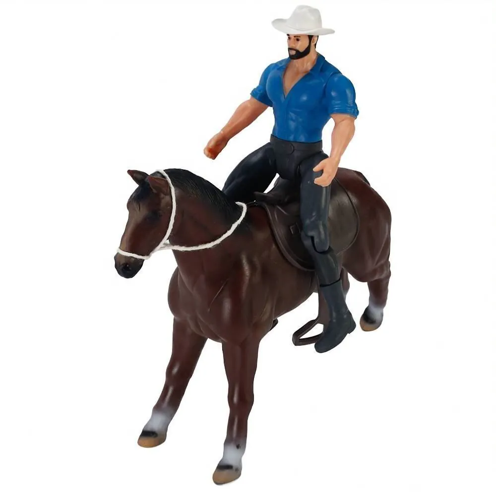 Kit Cavalo e Boneco Vinil Db Play - Sortido