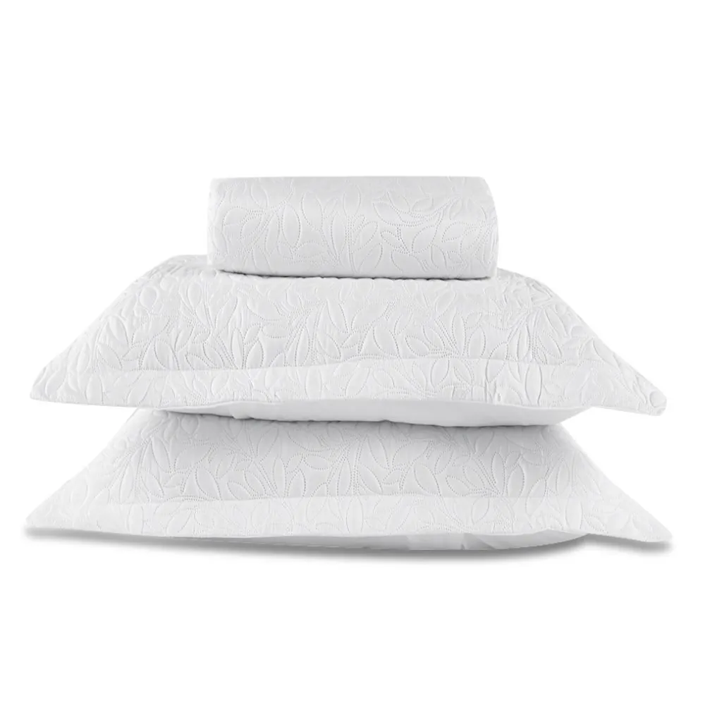Kit Colcha Queen Lisa Versalhes 3 Peças - Branco