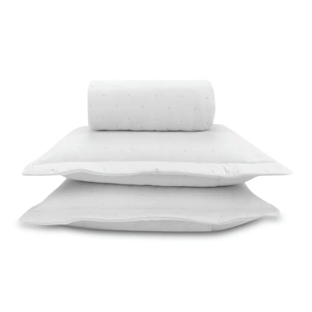 Kit Colcha Queen Requinte 3 Peças - Branco