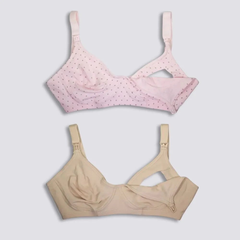 Kit com 2 Sutiãs Amamentação Duo DelRio Sortido A2