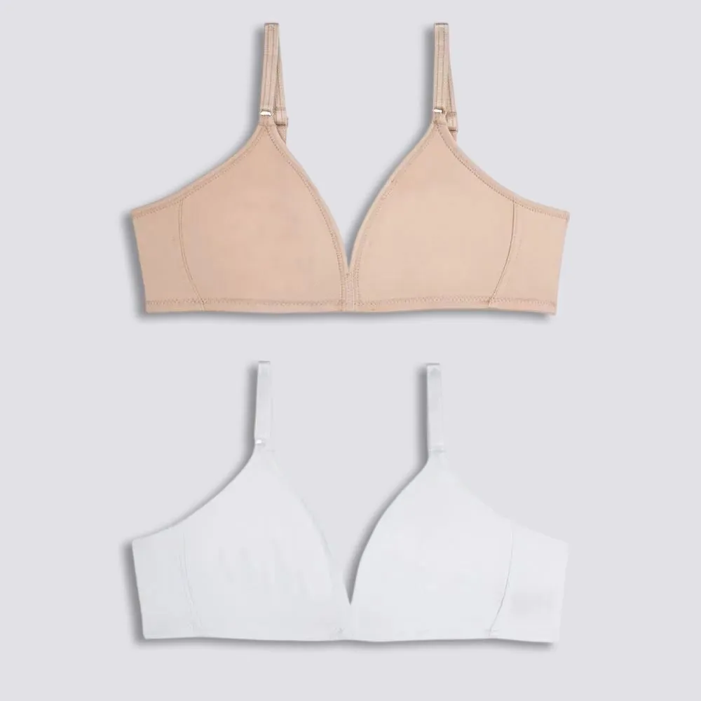 Kit com 2 Sutiãs sem Bojo Delrio Sortido K2