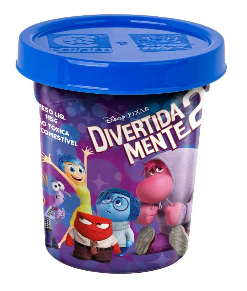 Kit com 4 Massinhas Divertidamente 115G Cotiplas - 2850