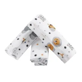 Kit Cueiro com 3 Peças 80X80 cm Baby - Arco-Íris