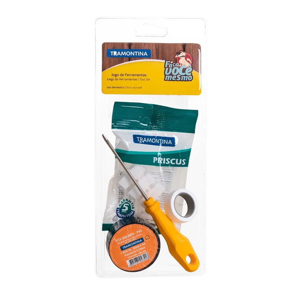 Kit de Ferramentas 4 Peças Tramontina - 43408/189