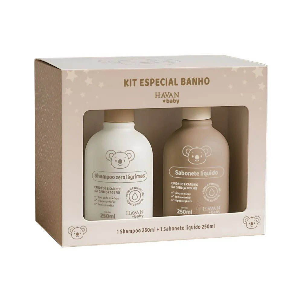 Kit Especial Banho Shampoo e Sabonete Líquido - Baby
