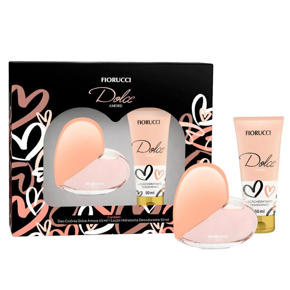 Kit Feminino Deo Colônia e Hidratante Dolce Amore Fiorucci - 50ml