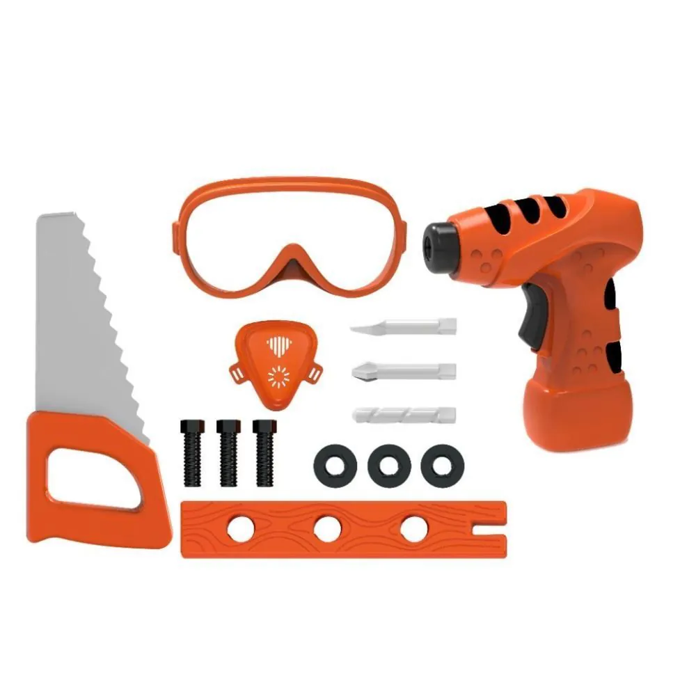 Kit Infantil Furadeira Elétrica com Serrote Toys - ST82817