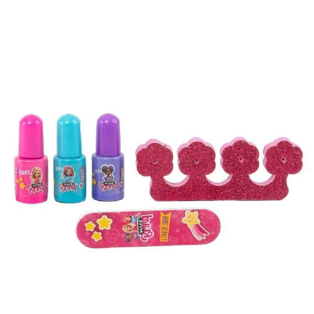 Kit Maquiagem Salão de Unha Polibrinq - 424092