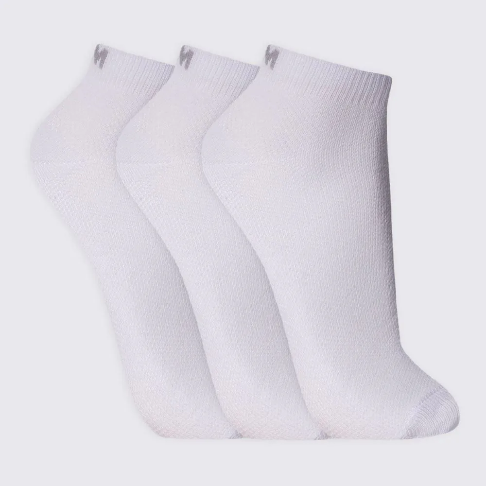 Kit Meia Feminina com 3 Pares Cano Curto Mash - Bc/bc/bc 34/38