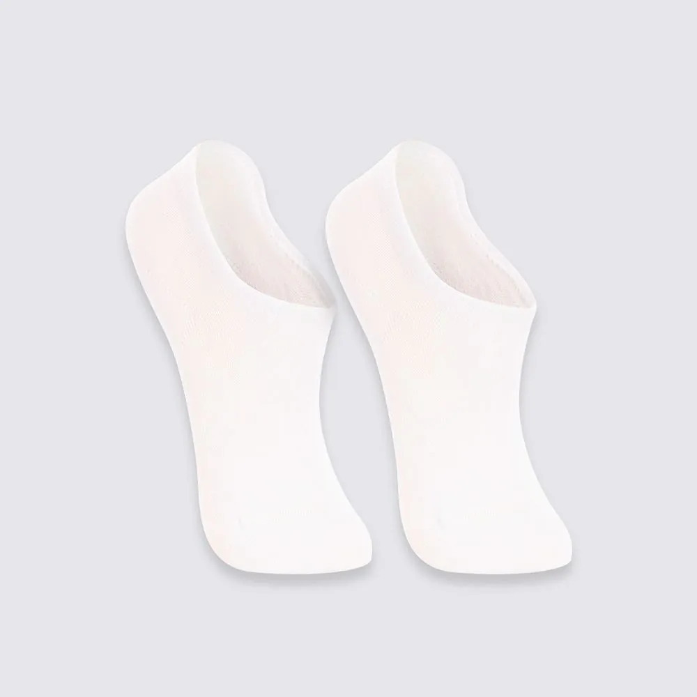 Kit Meia Sapatilha com 2 Pares Lupo - Branco 34/39