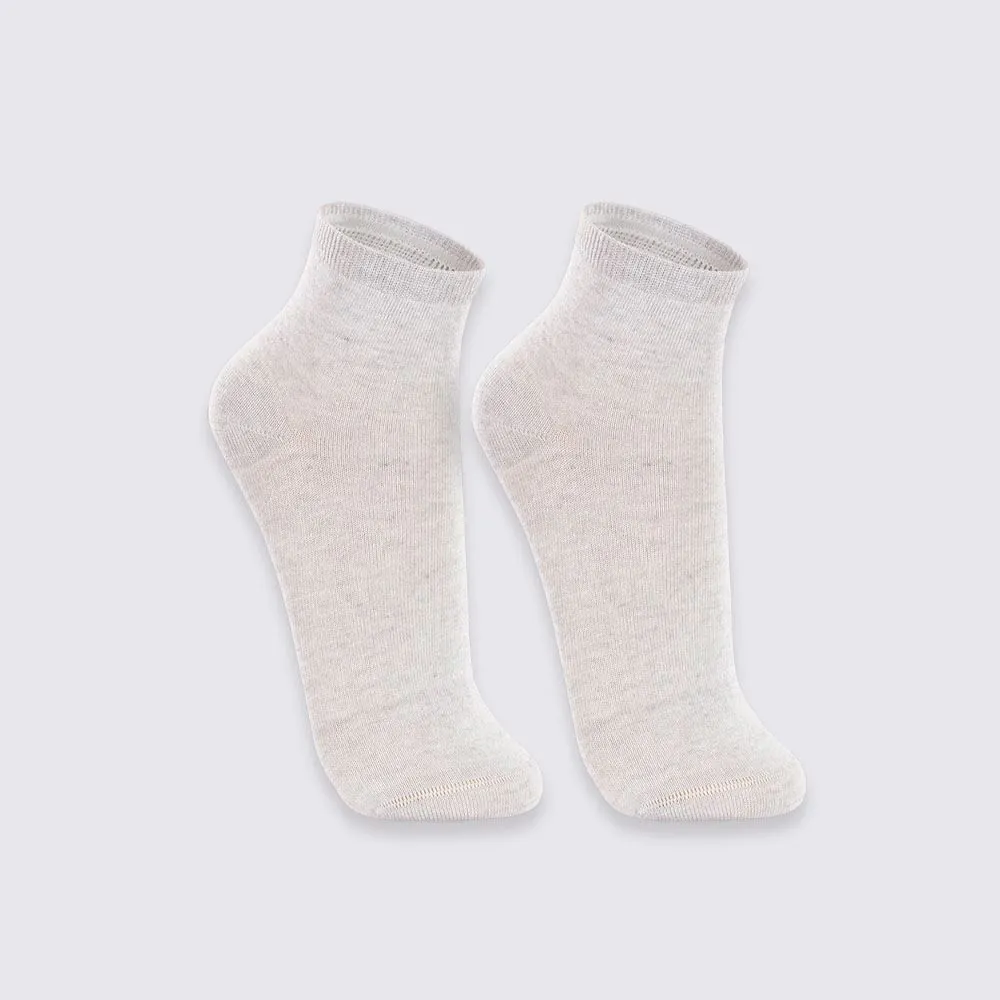 Kit Meia Soquete com 2 Pares Lupo - Cinza 34/39