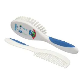 Kit Pente e Escova para Cabelo Bebê Soft Kuka Baby - Rosa