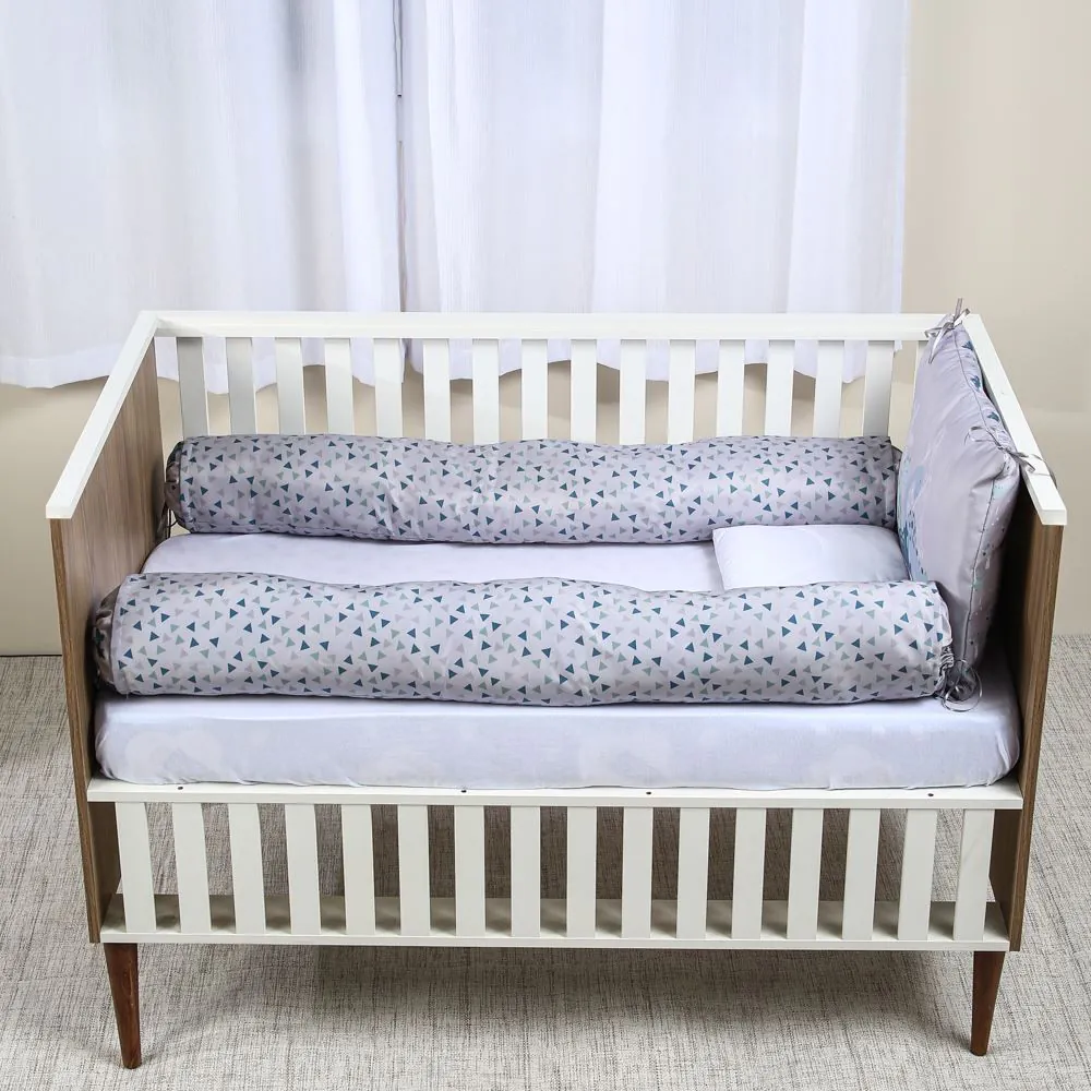Kit Protetor de Berço Slim Baby 3 Pçs - Dino