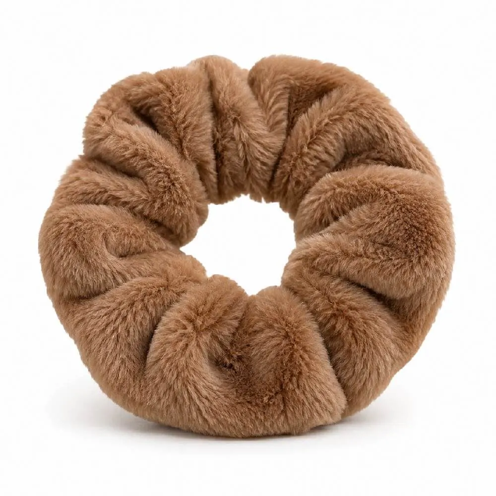 Laço de Cabelo de Veludo Thepró Vogue - Bege