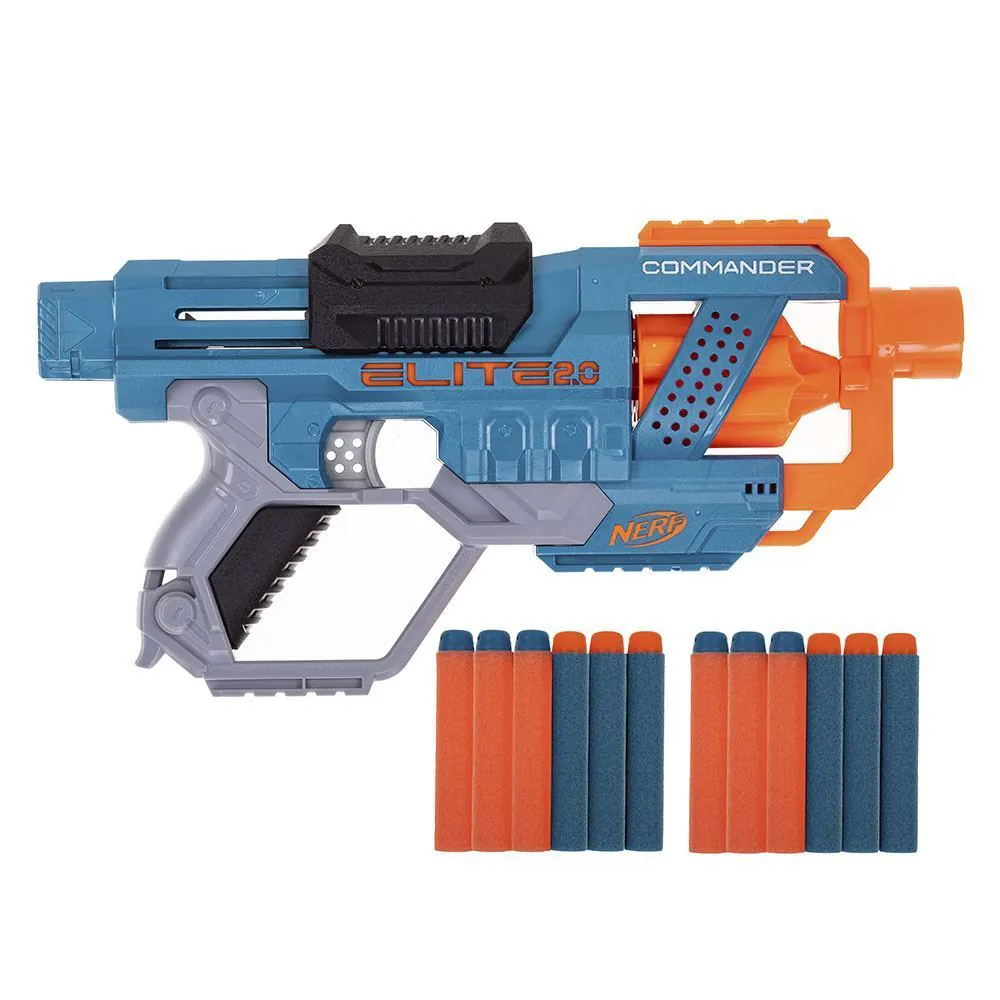 Lançador de Dardos Nerf Elite 2.0 Commander Rd-6 Hasbro - E9486